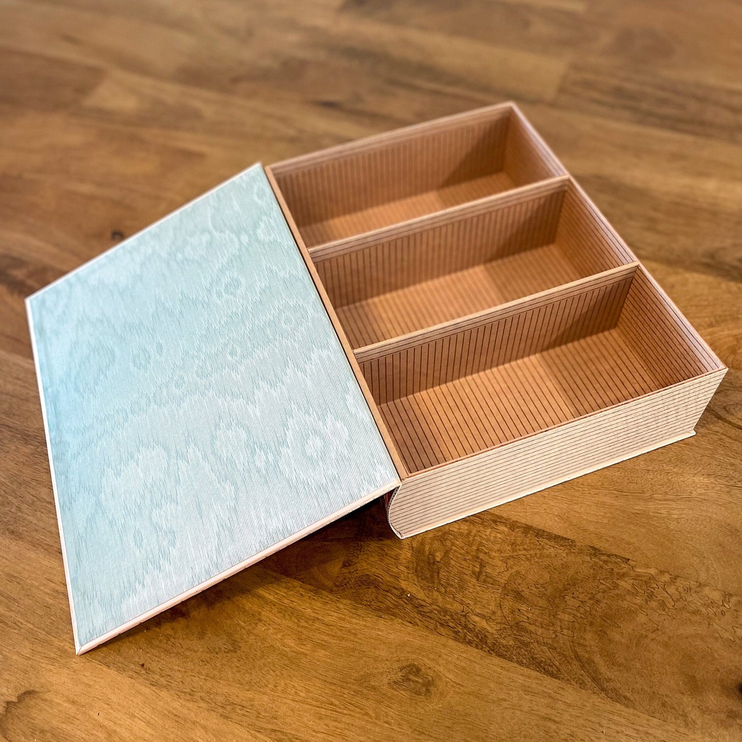 Faux Book Box Card Game Organizer