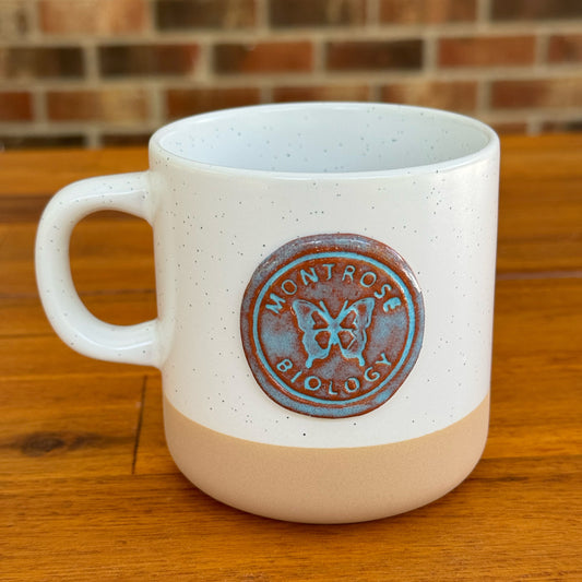 Montrose Biology Cabin Mug With Ulysses Butterfly Logo